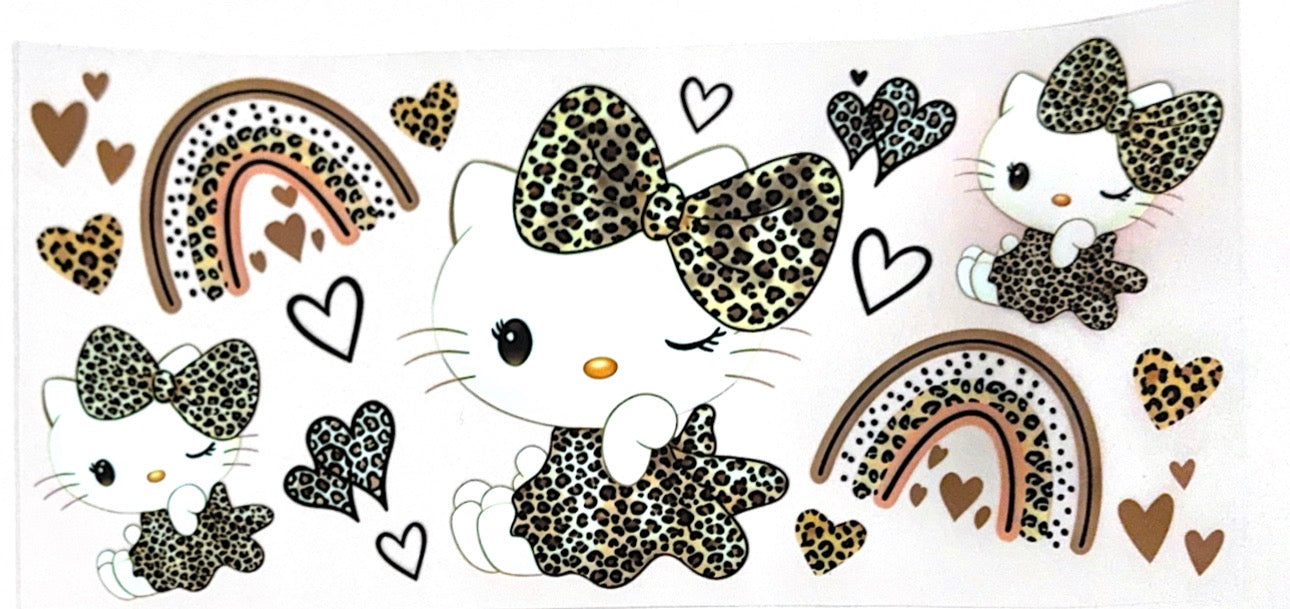 Leopard hello kitty