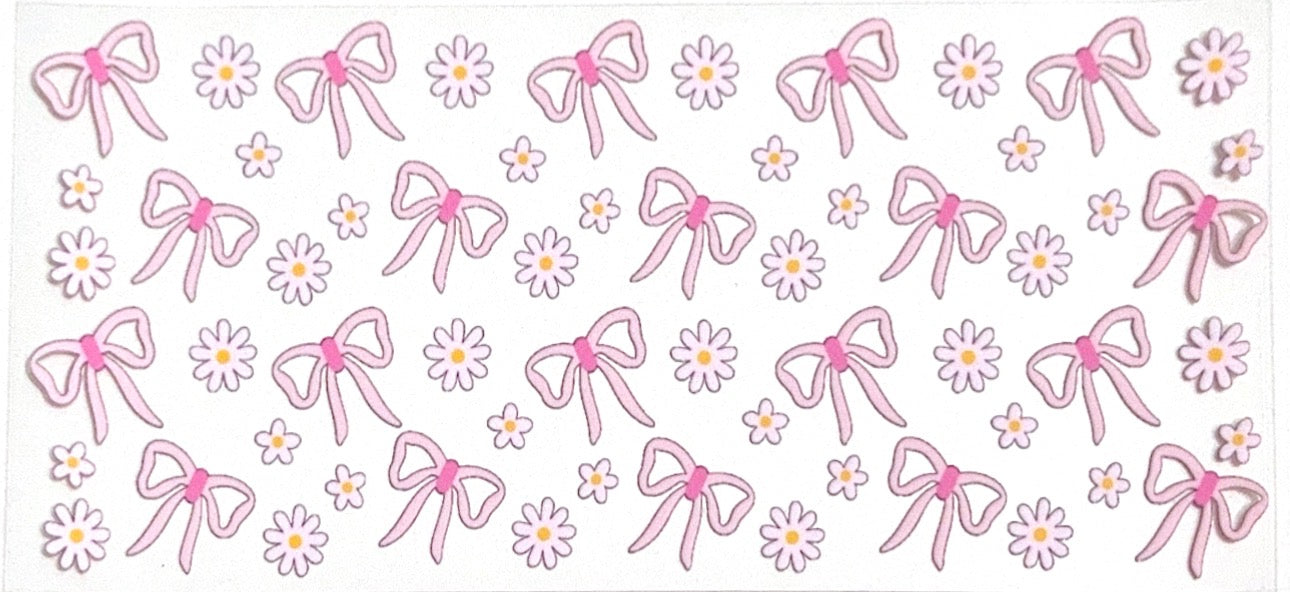 Pinks bows and flowers