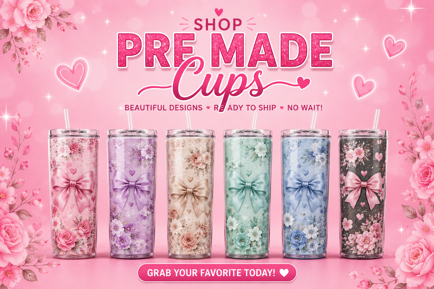 Pre made tumblers