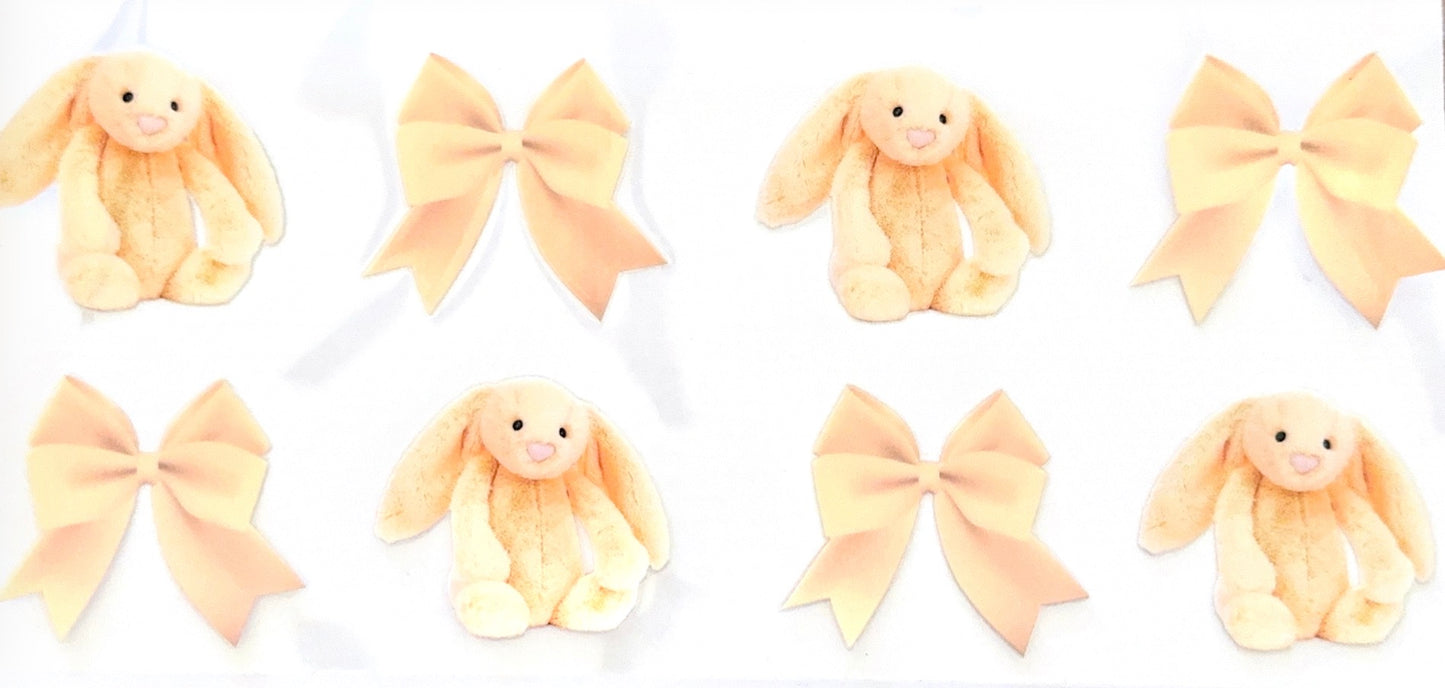 Jellycat yellow bows