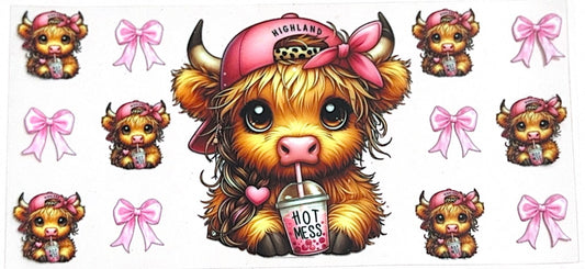 Highland cow coffee