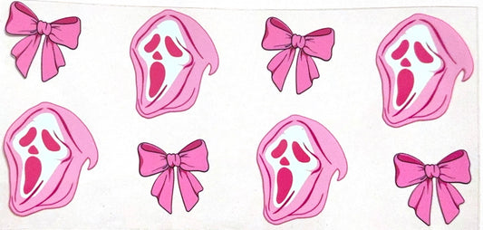 Pink scream bows