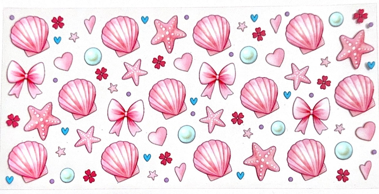 Pink shells and bows