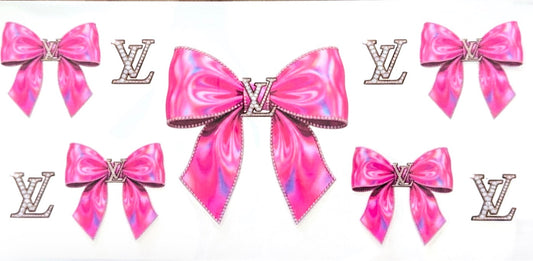 LV pink bow