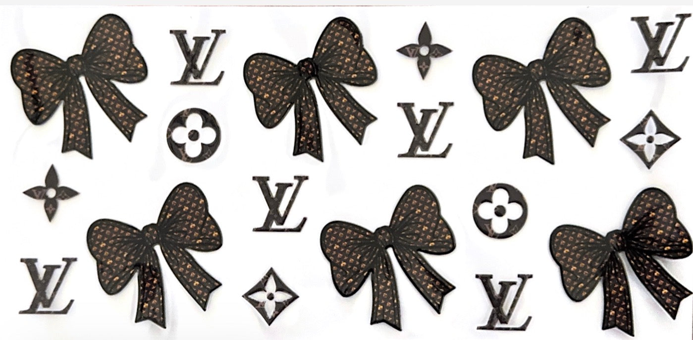 LV brown bows