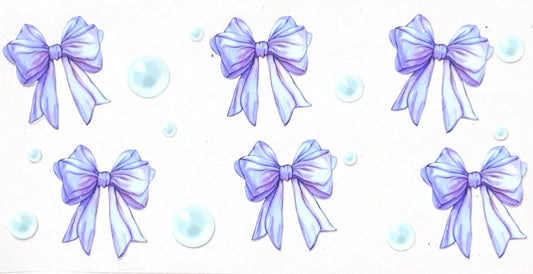 Purple pearl bows